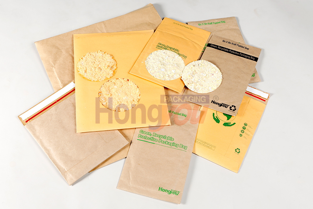 Kraft padded bag